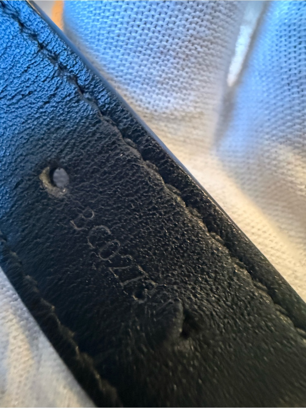 Louis Vuitton Black Leather Monogram Cuff Bracelet full inclusion - Picture 14 of 17